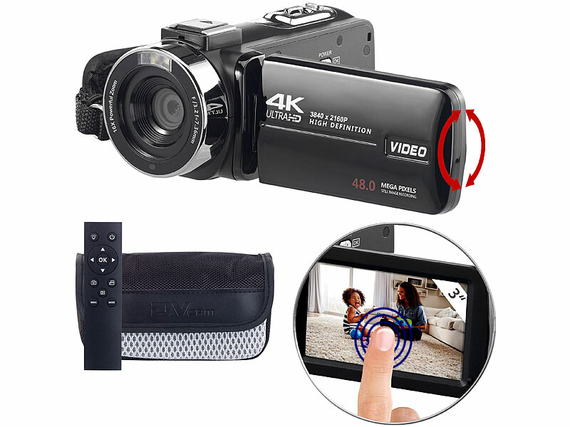 Caméscope 4K UHD avec capteur Sony DV-860.uhd