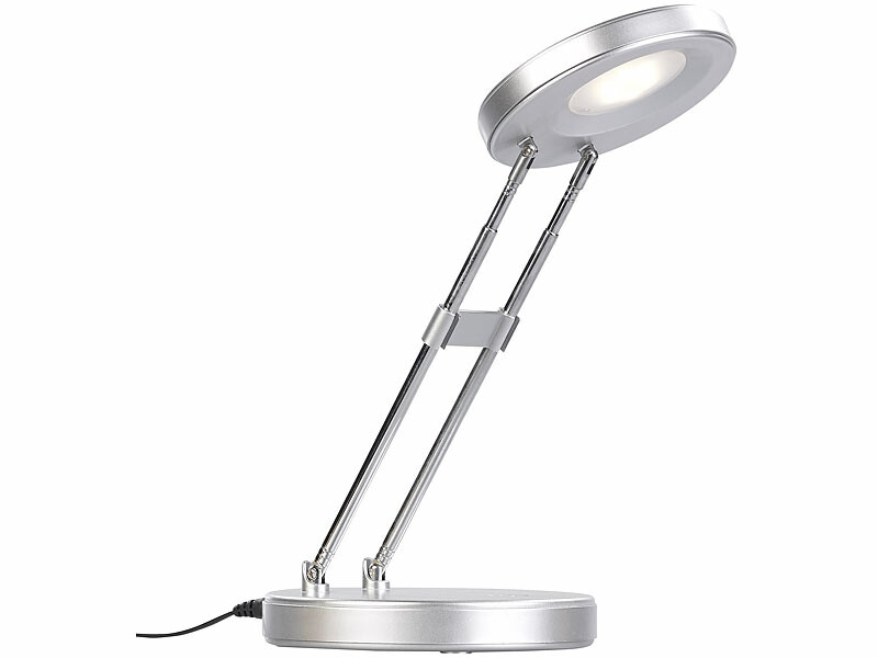 Lampe de bureau télescopique à LED SMD 220 lm / 3 W / blanc chaud, Lampes  de bureau