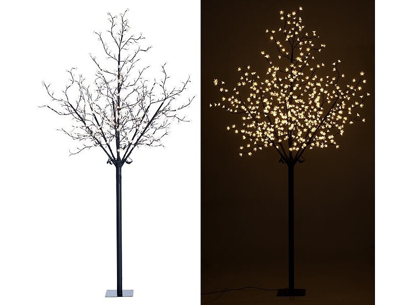 Branches éclairées d'halloween 20 lumières led arbre artificiel