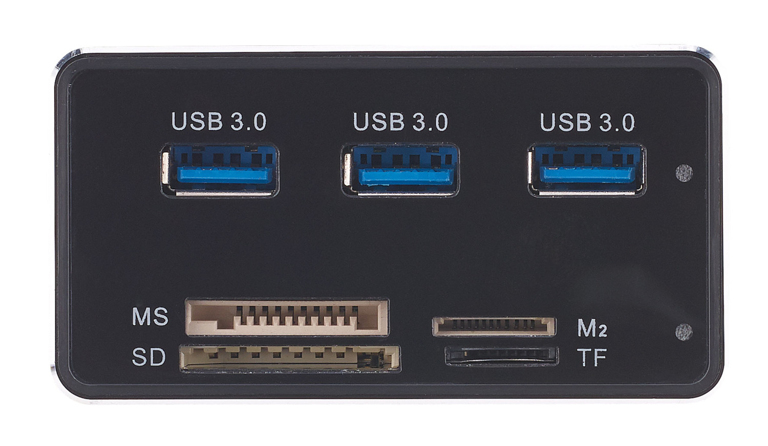 Hub 3 ports USB 3.0 avec lecteur de cartes SD/MicroSD/MS/M2
