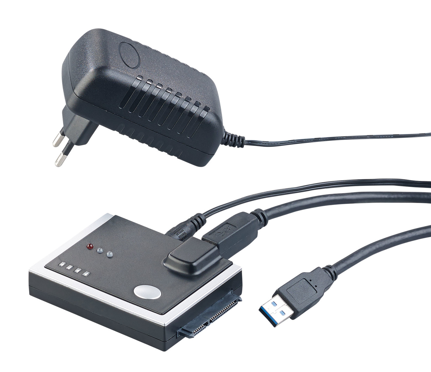 Adaptateur USB 3.0 pour disques durs SATA I/II/III avec fonction clonage, Accessoires pour disque dur interne
