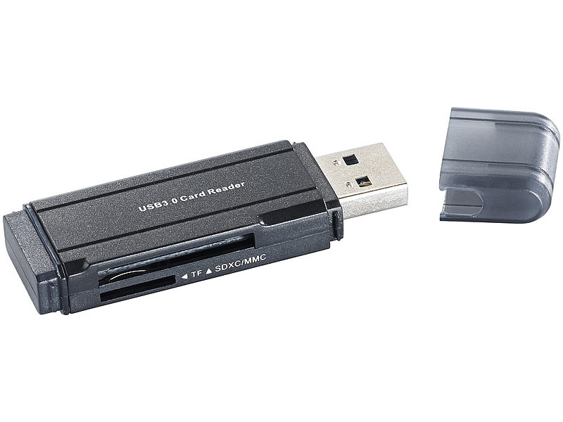 Lecteur de cartes externe intelligent USB 3.0 SD TF SIM