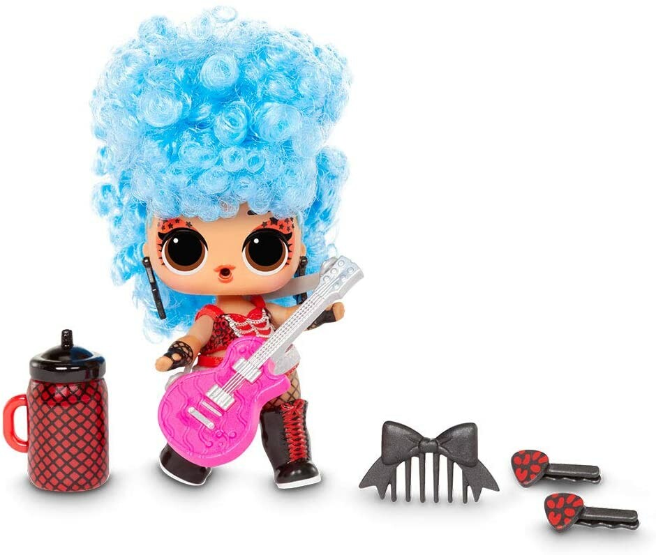 Boîte mystère L.O.L Surprise! Remix Hair avec poupée, mini disque et  accessoires