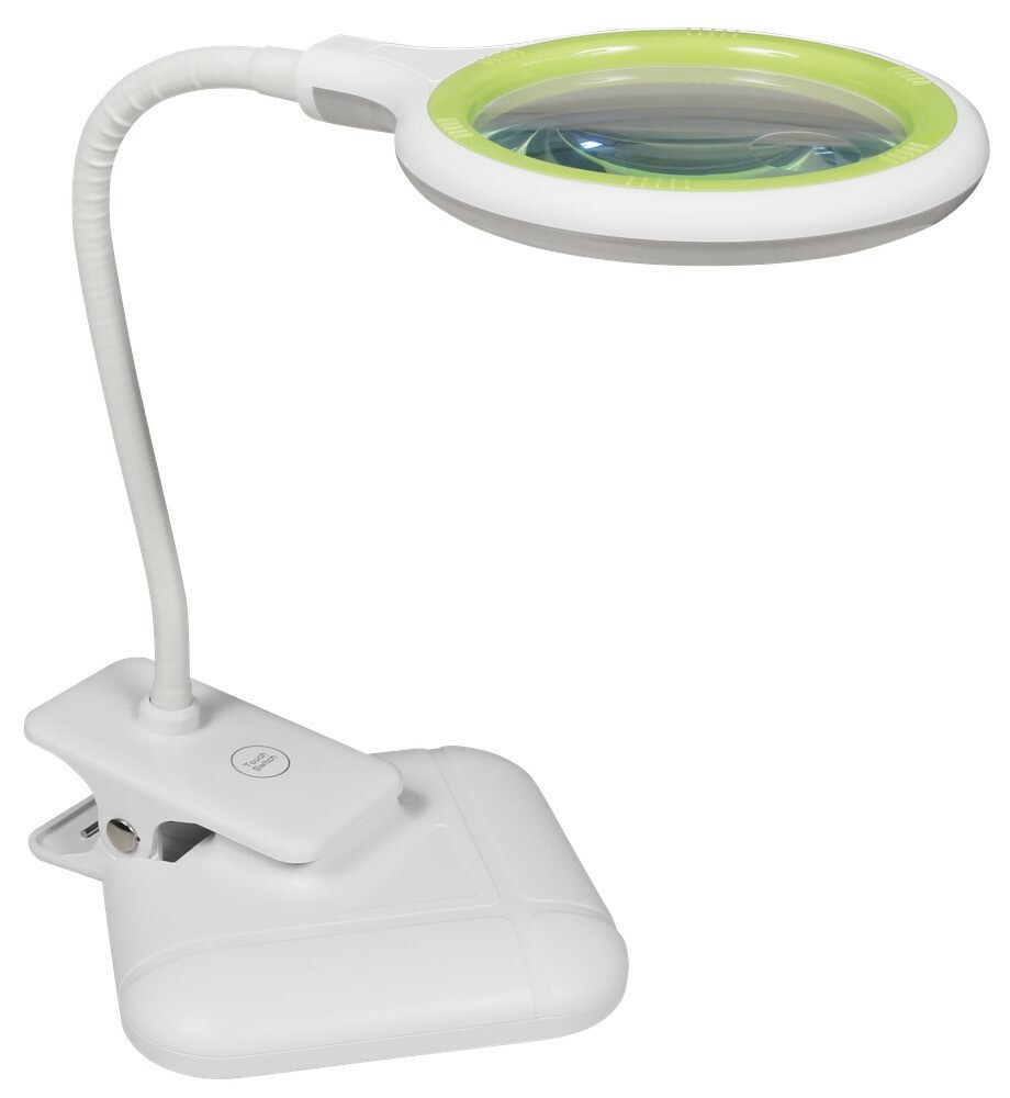 Lampe-loupe USB 36 LED avec support et pince de fixation