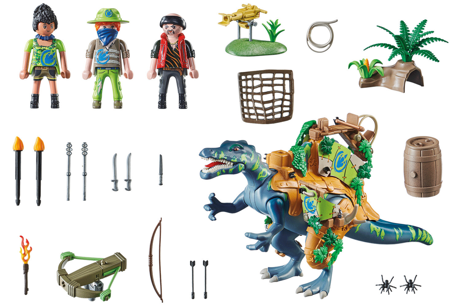 Playmobil Dino Rise - Spinosaure et combattants, Playmobil