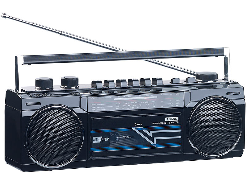 Radio Rétro avec lecteurs K7 / USB / SD / Bluetooth : MPS-670 Auvisio, Mini chaînes