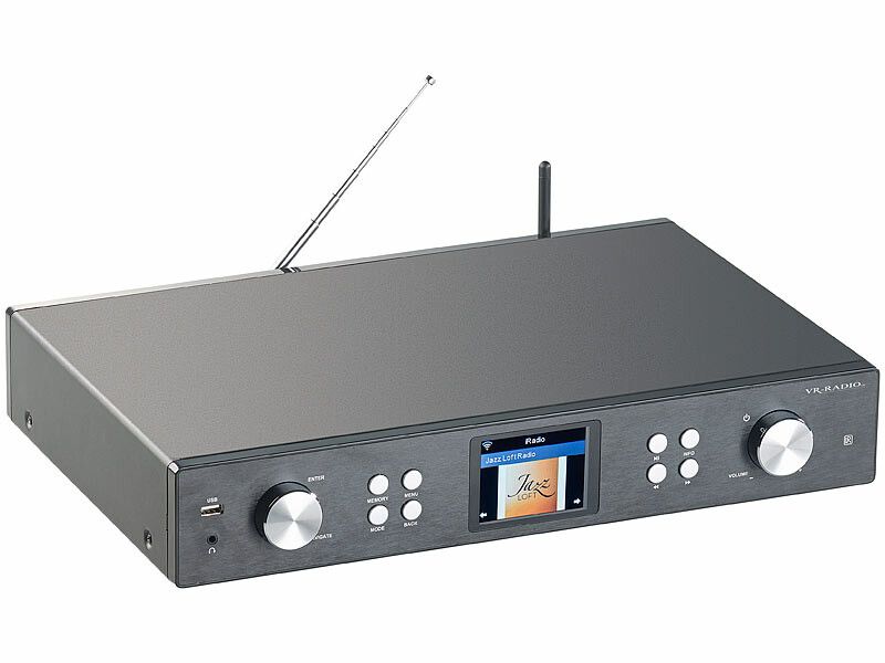 Tuner hi-fi connecté IRS-710, Web radios