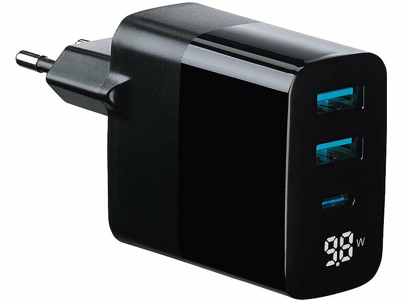 Chargeur secteur 3 ports USB-A / USB-C 30 W, Chargeurs secteur / solaires