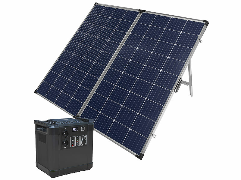 Batterie nomade 455 Ah + panneau solaire 260 W, Panneaux solaires et  éoliennes