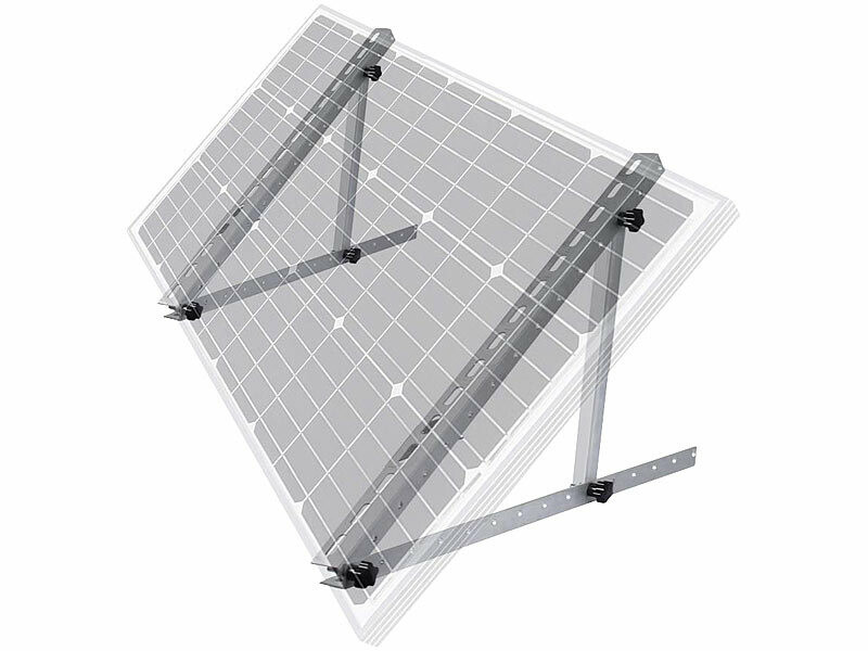 Support réglable en aluminium pour panneau solaire 41/104 cm