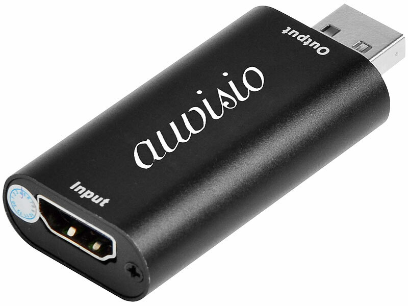 Mini Convertisseur Vidéo Adaptateur Haute Définition AV vers Hdmi 1080P  60Hz avec Câble USB - Noir - Adaptateur et convertisseur