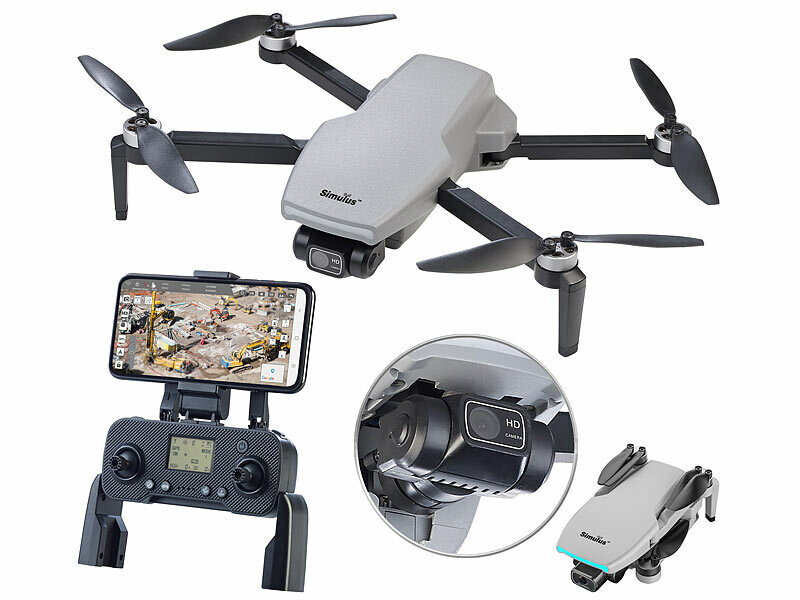 Mini drone quadricoptère pliable avec caméra HD –