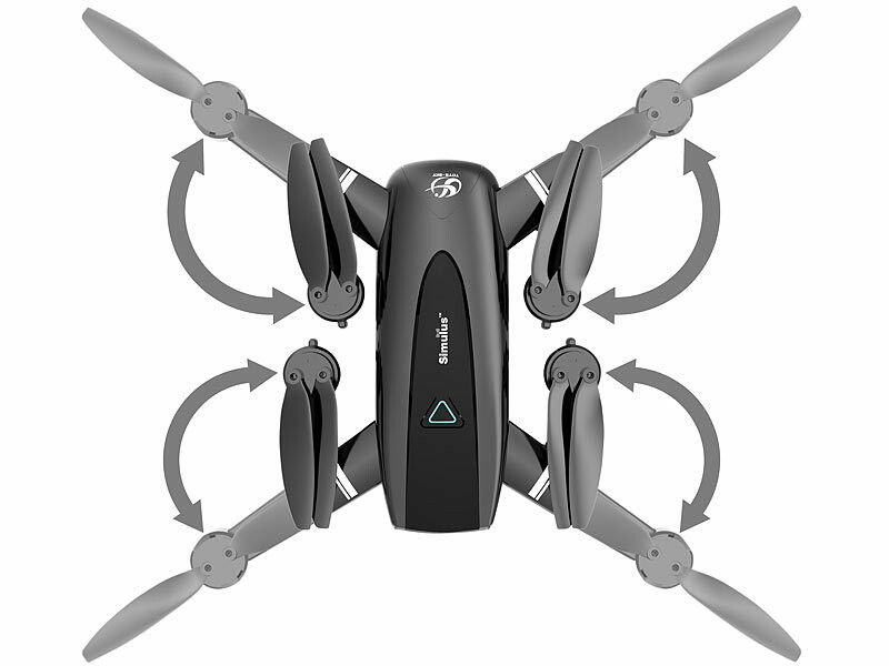Mini drone quadricoptère pliable avec caméra HD –