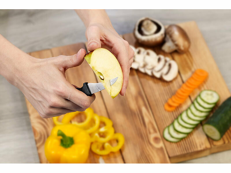 3 couteaux pour fruits et légumes, Accessoires de découpe