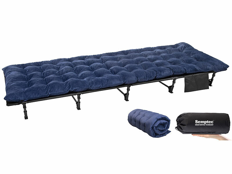 Lit De Camp Militaire Américain Compact - Aluminium Pliable - Capacité 300 Lbs - Occasion