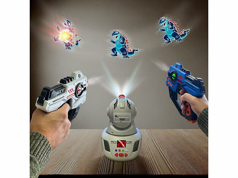 Pistolet Laser Tag Attack Sharper Image | King Jouet Suisse - Nerf et jeux de tirs