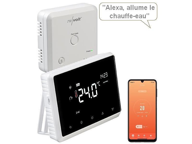Thermostat connecté Wifi pour chaudière Thomson